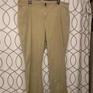 Maurices Women’s Plus size Khaki pants. 18W short